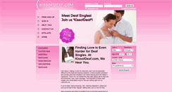 Desktop Screenshot of kissofdeaf.com